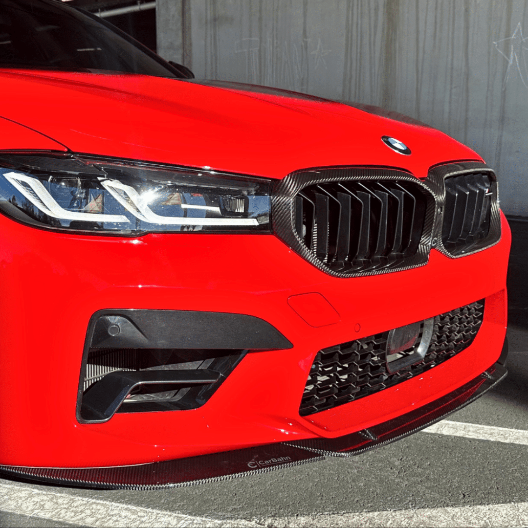 CarBahn BMW F90 M5 (2021-2023) Gloss Carbon Fiber Front Grille
