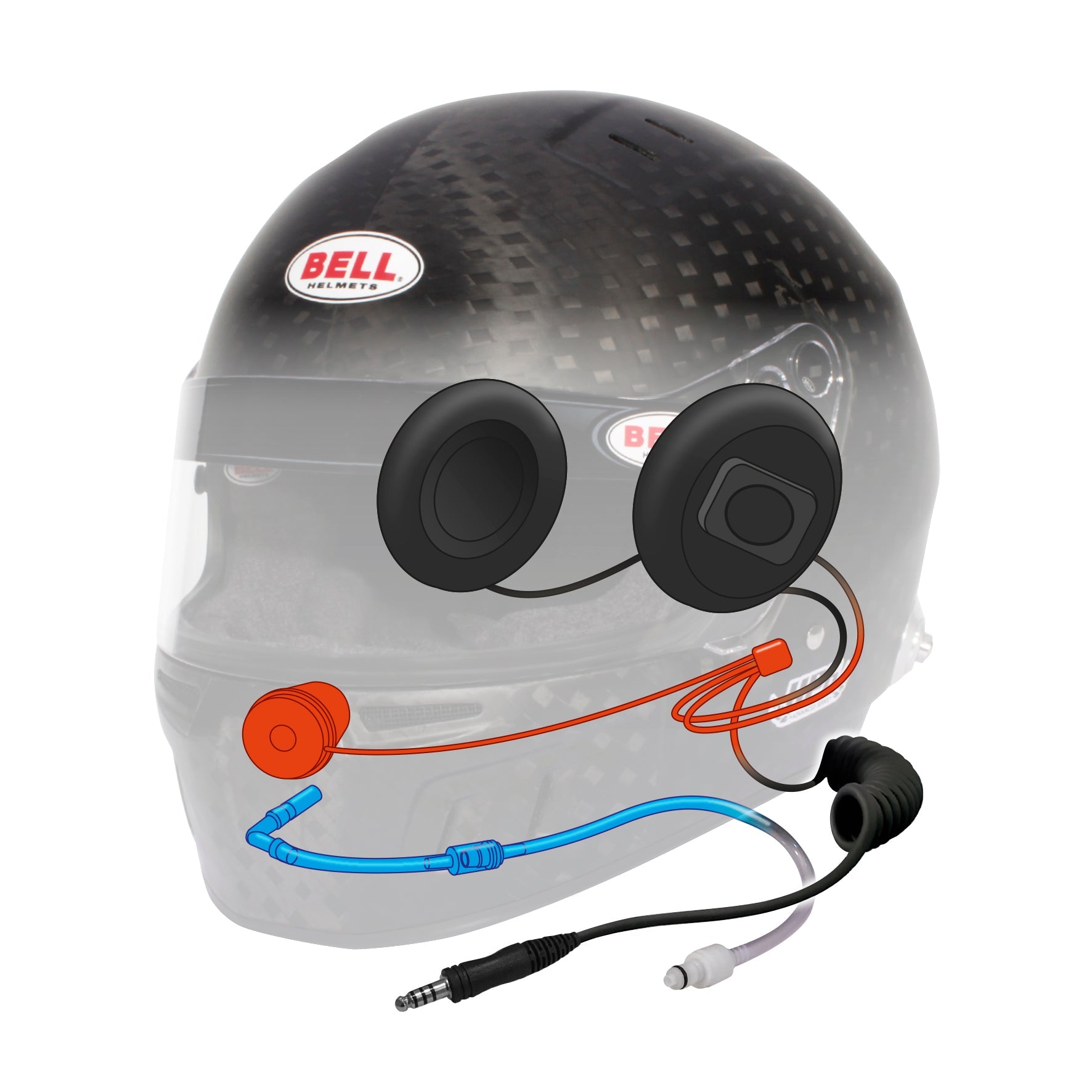 Bell HP6 RD 4C/EC Carbon Racing Helmet - FIA8860