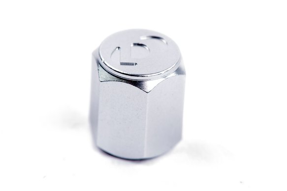 Dinan Valve Stem Caps Silver / Aluminum