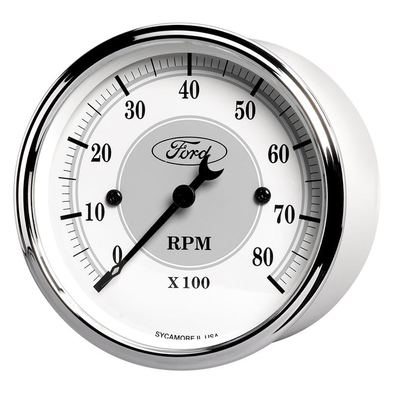 Autometer 3 1/8in In-Dash 8000 RPM Incandescent Flood Lit Tachometer ...