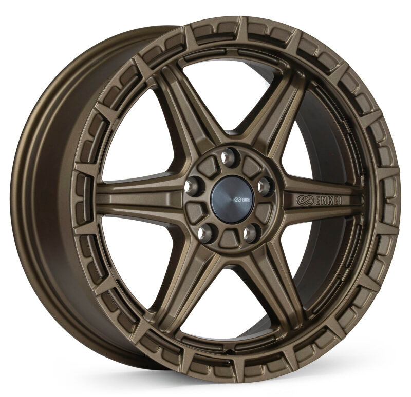 Enkei Trail-Finder OVL 18x8 / 5x120 BP / ET40 / 72.6mm Bore - Matte Bronze Wheel