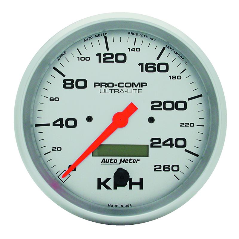 Autometer Ultra-Lite 5 inch 260 KPH In Dash Speedo – Millaracing