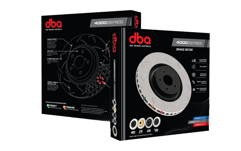 DBA 01-07 BMW M3 E46 w/325mm rotor Front Slotted 4000 Series Rotor