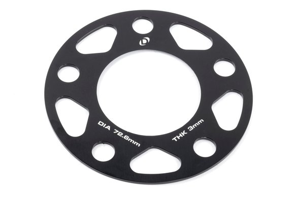 Dinan Spacers; 5x120 - 72.6mm CB - 3mm Thick Set of 2