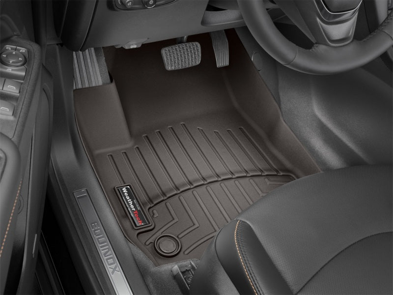 WeatherTech 2018+ BMW X5/X6 Front FloorLiners - Cocoa