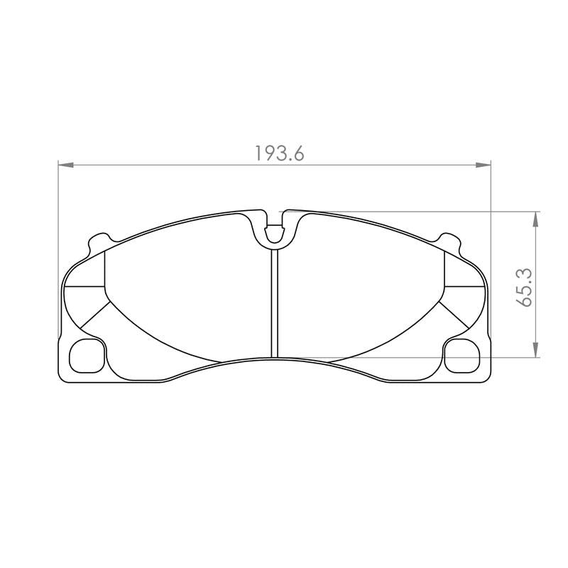 PFC Porsche 991/992 GT3 / Cayman GT4 Front Brake Pads - 11 Compound - 7721.11.17.44