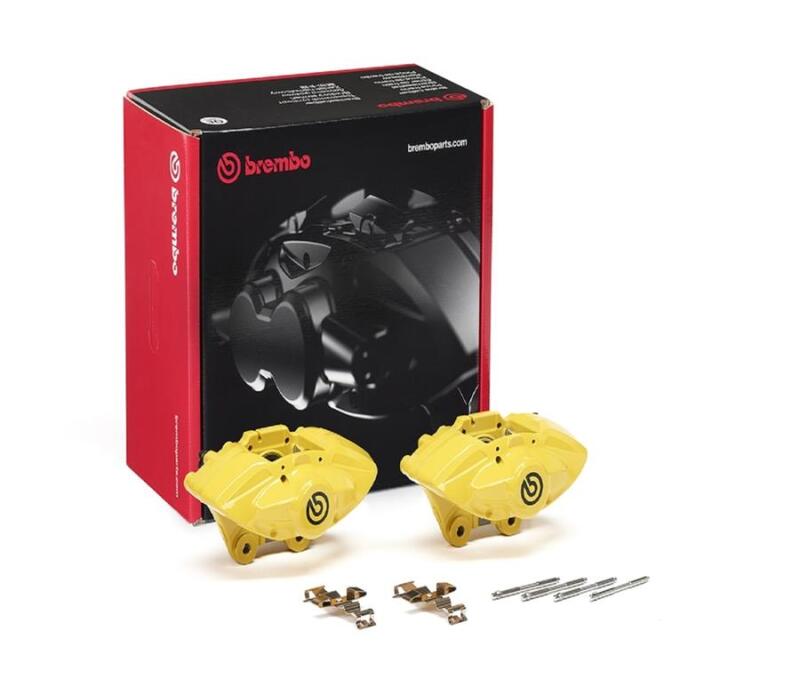 Brembo OE Rear Hydraulic X-Style Brake Caliper - Yellow