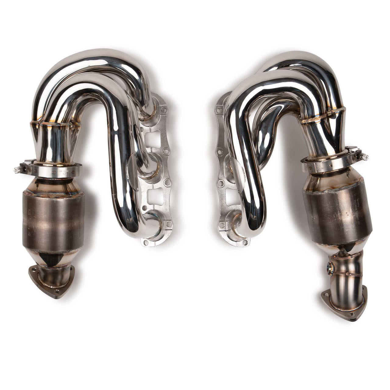 Fabspeed Porsche 997.2 Carrera RENNKRAFT Modular Headers with HJS Catalytic Converters (2009-2011)