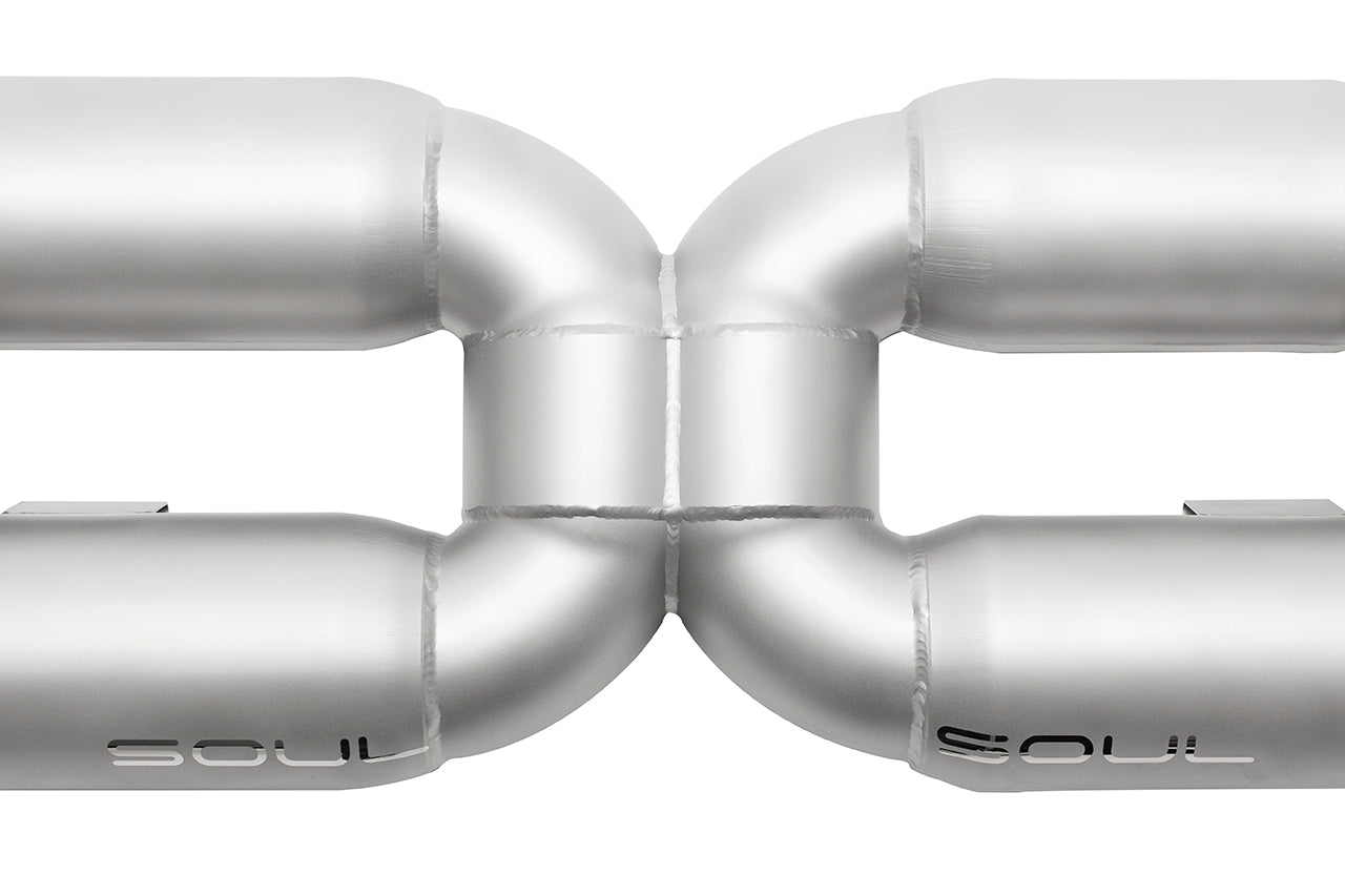 Soul Performance Porsche 996 GT2 Competition X-Pipe Exhaust System