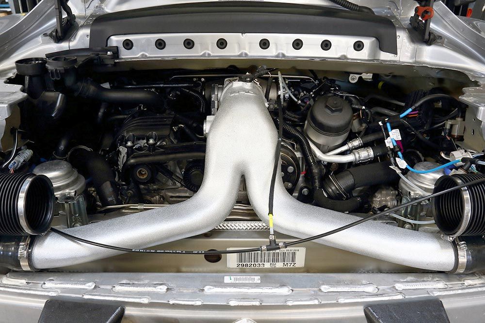 IPD 991.2 Turbo Base/S IPD High Flow Y-Pipe ('17-'19)