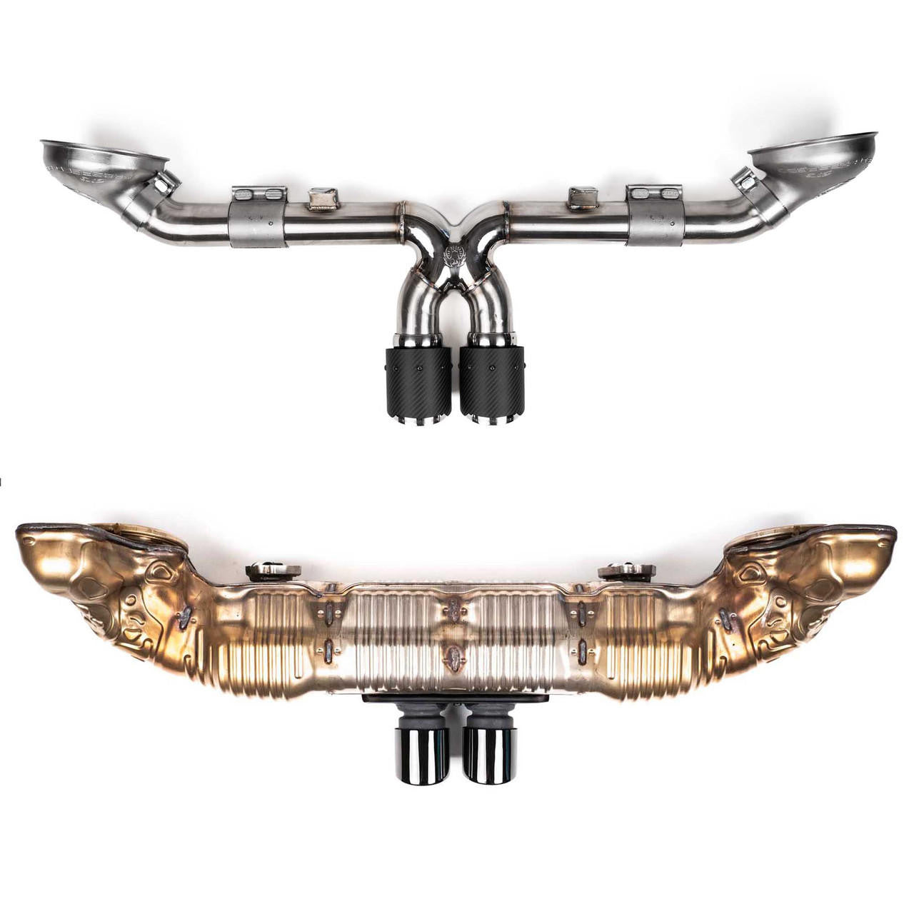 Fabspeed Porsche 992 GT3 / GT3 RS Supercup Cat-Back Exhaust System NON Valved (2022+)