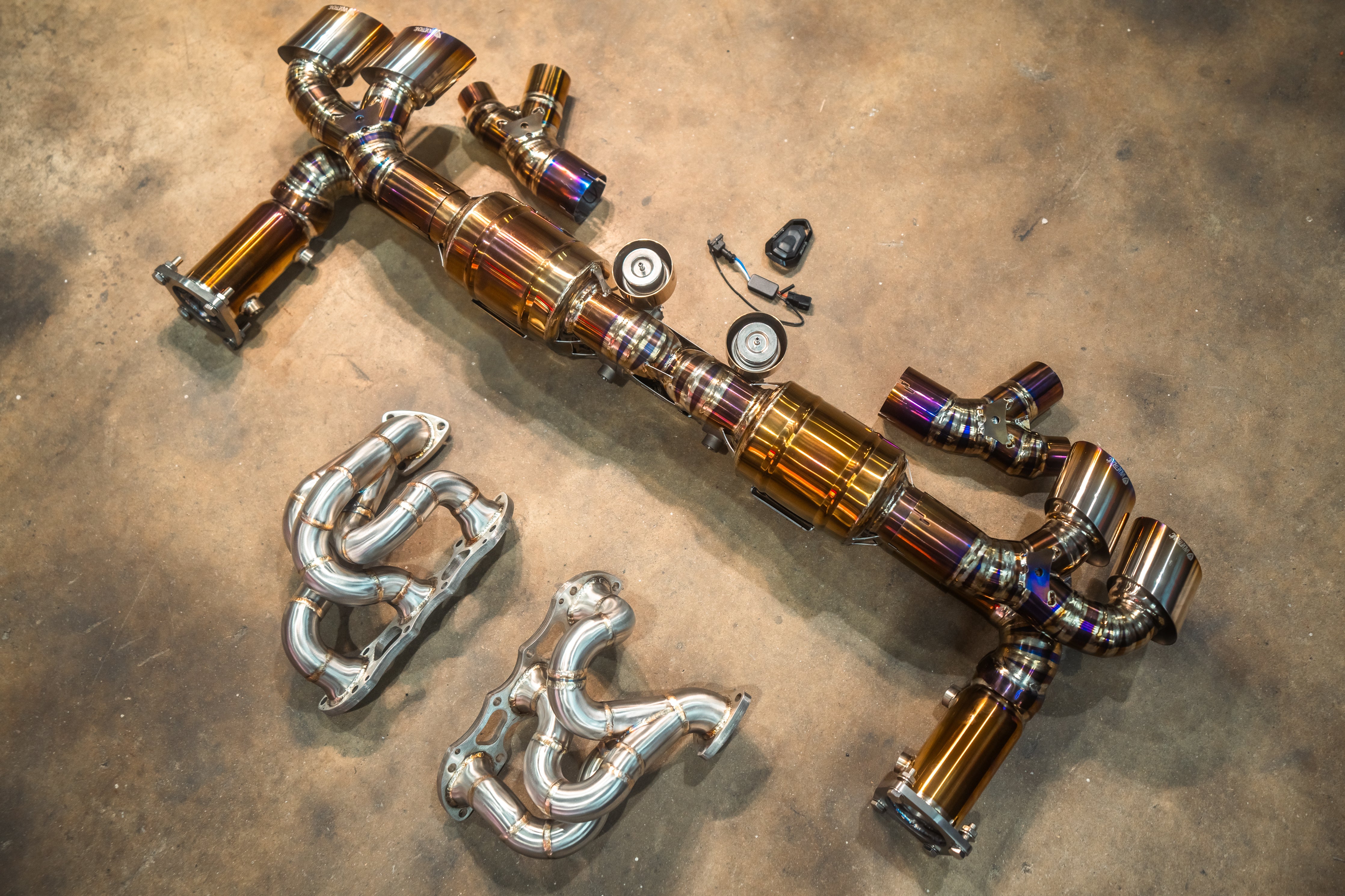 Valvetronic Exhaust - Valved Race Exhaust System for Porsche 911 Turbo 991.1 / 991.2