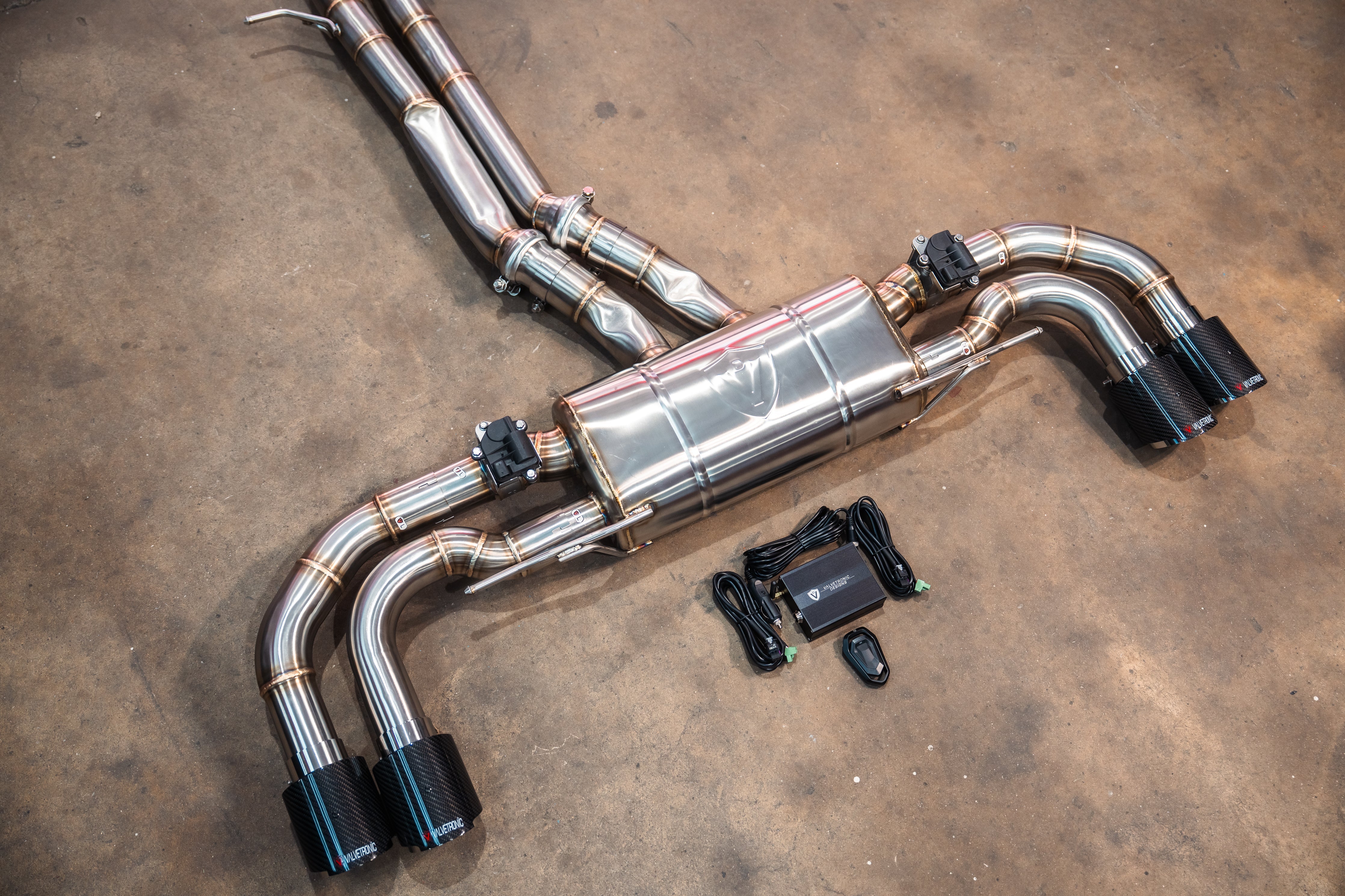Valvetronic Exhaust - Valved Sport Exhaust System for Porsche 9Y0 Cayenne