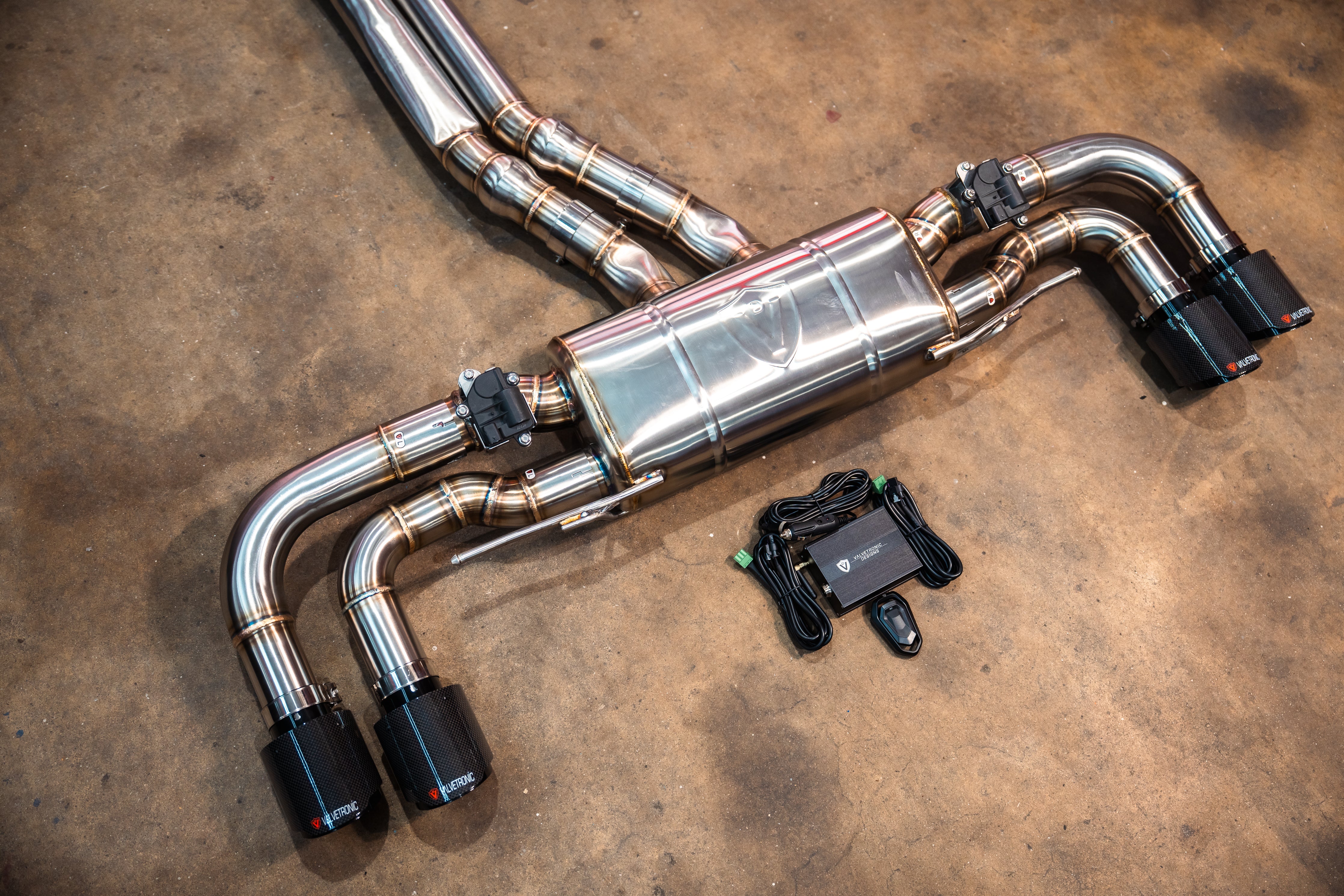 Valvetronic Exhaust - Valved Sport Exhaust System for Porsche 9Y0 Cayenne