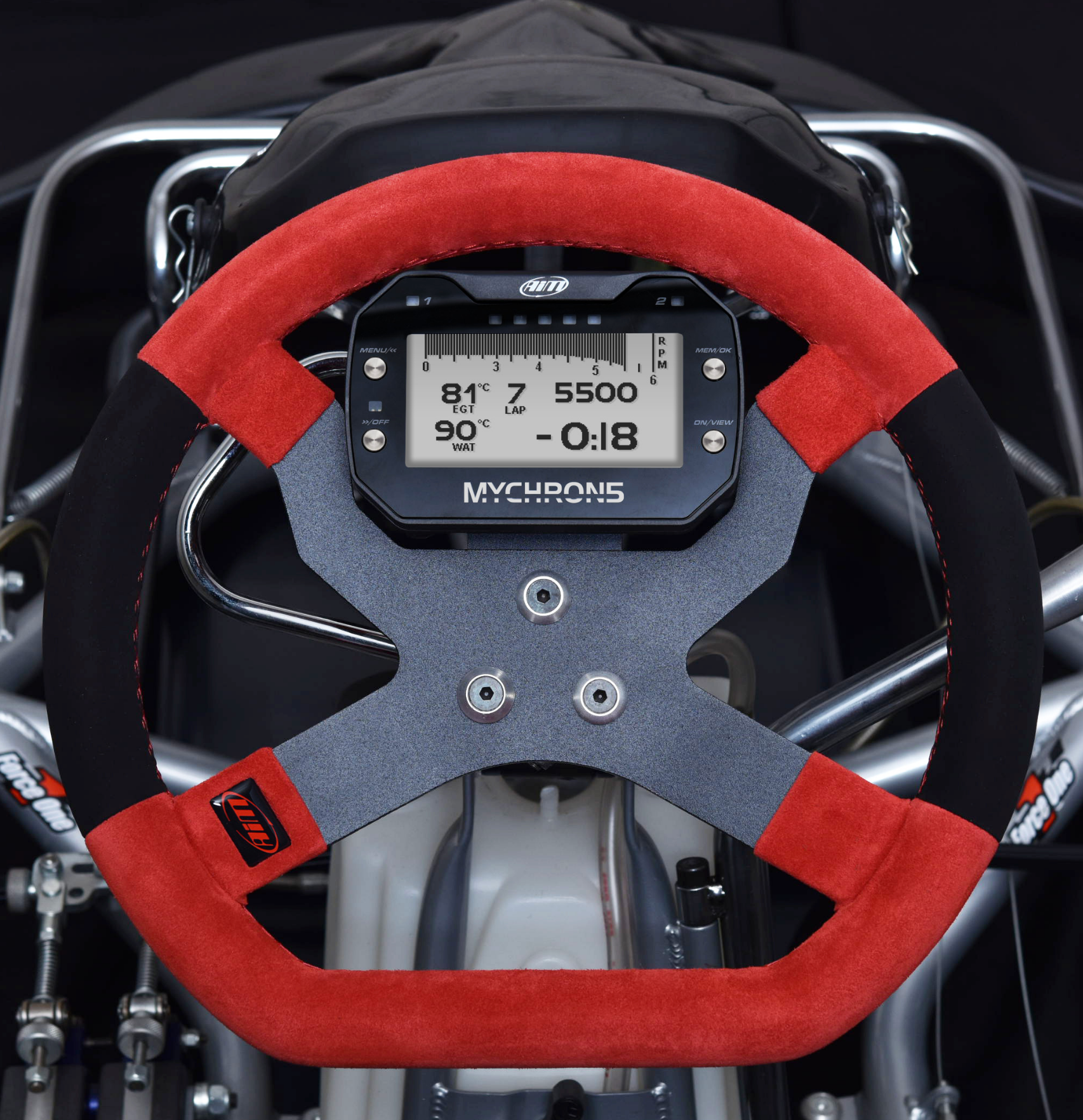 AiM Sports MyChron 5 Karting Steering Wheel
