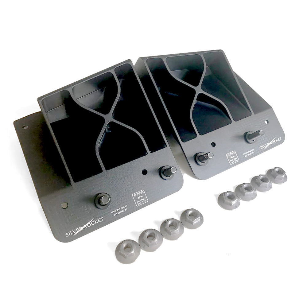 SilverRocket Roll Bar Anchor Kit for Porsche 981 718 Cayman | 7075-T6 Aluminum