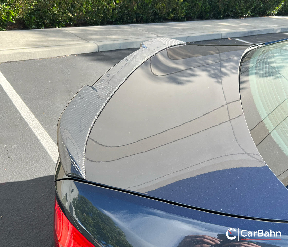 CarBahn BMW F90 M5 & M550i Gloss Carbon Rear Spoiler