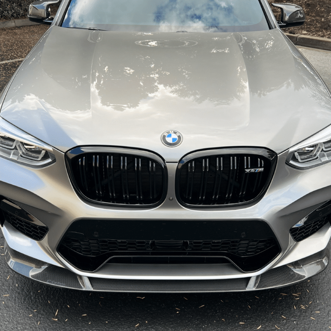 CarBahn Gloss Carbon Fiber Front Splitter | BMW F9X X3M/X4M (2020-2021)