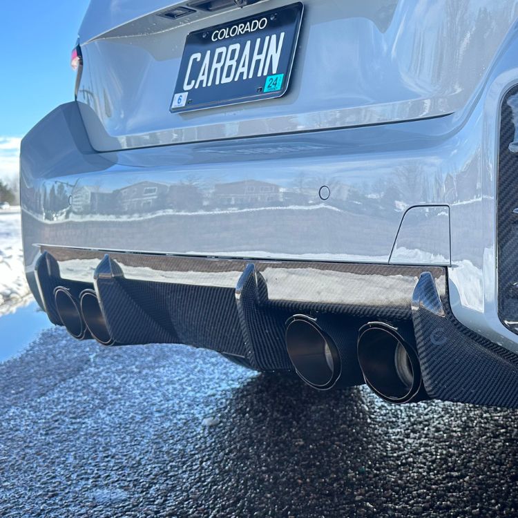 CarBahn BMW G87 M2 Carbon Fiber Rear Diffuser