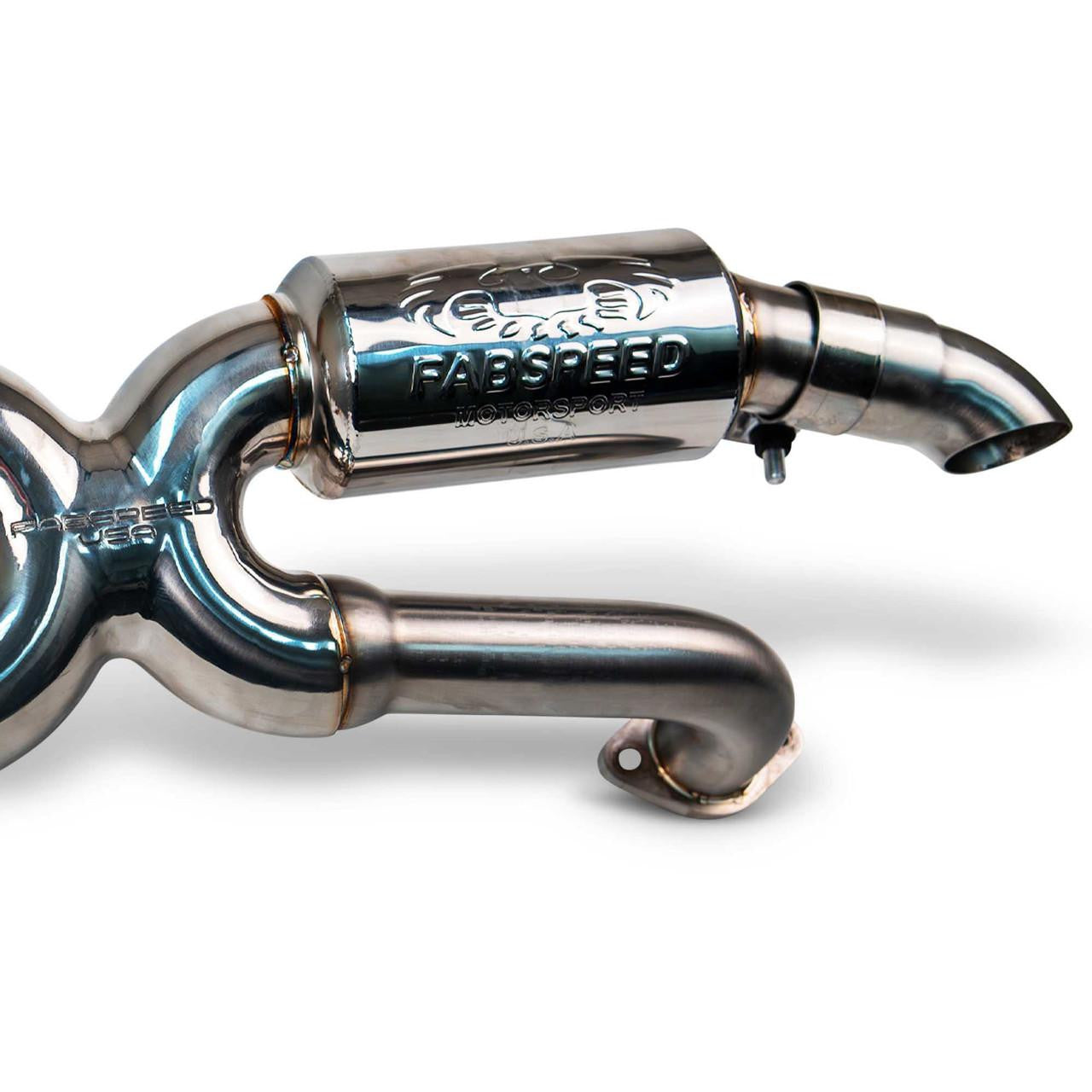 Fabspeed Porsche 911 Carrera Exhaust for SSI Style Headers 1965/74'-1989 model years