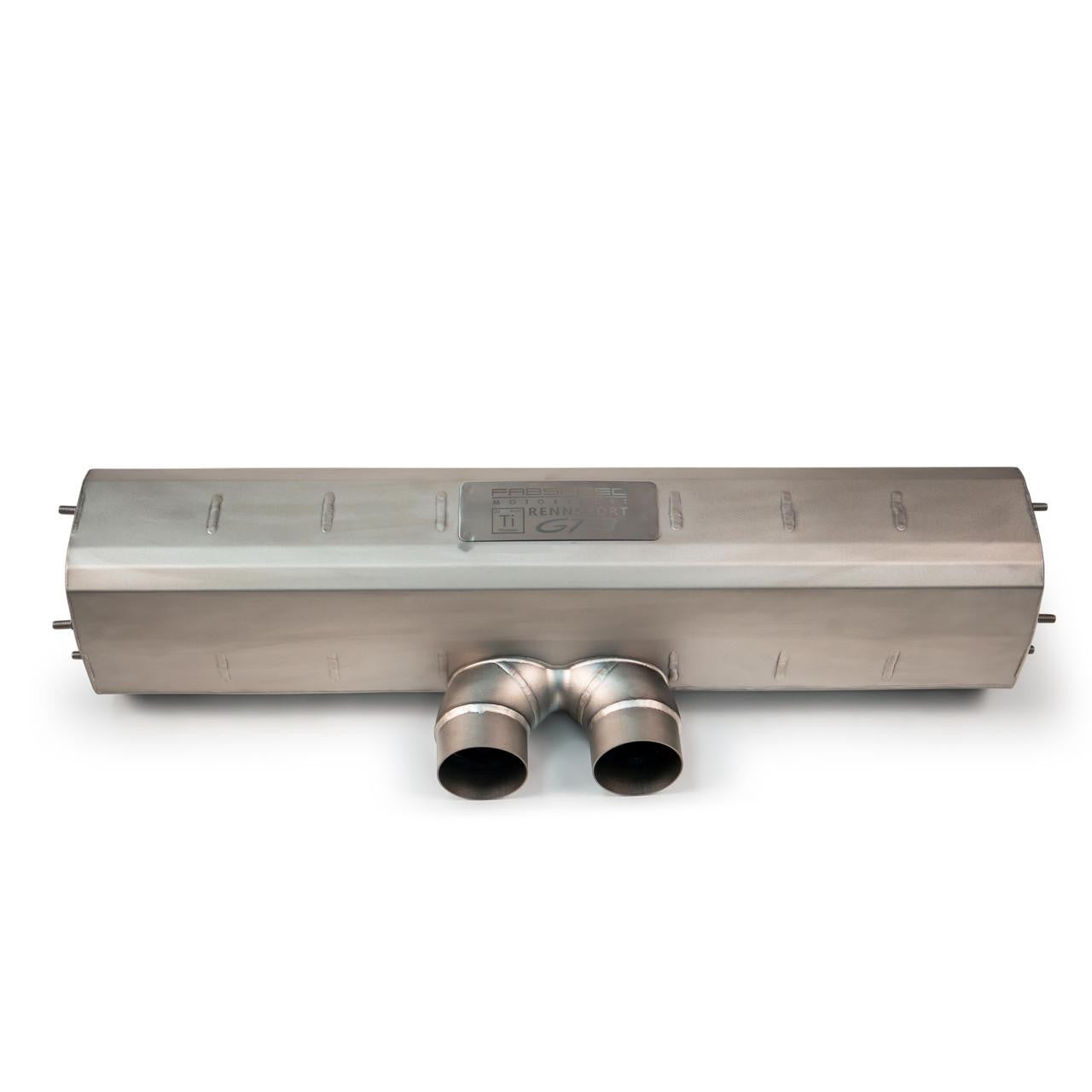 Fabspeed Porsche GT3 / GT3 RS Titanium Rennsport Muffler (2006-2019)