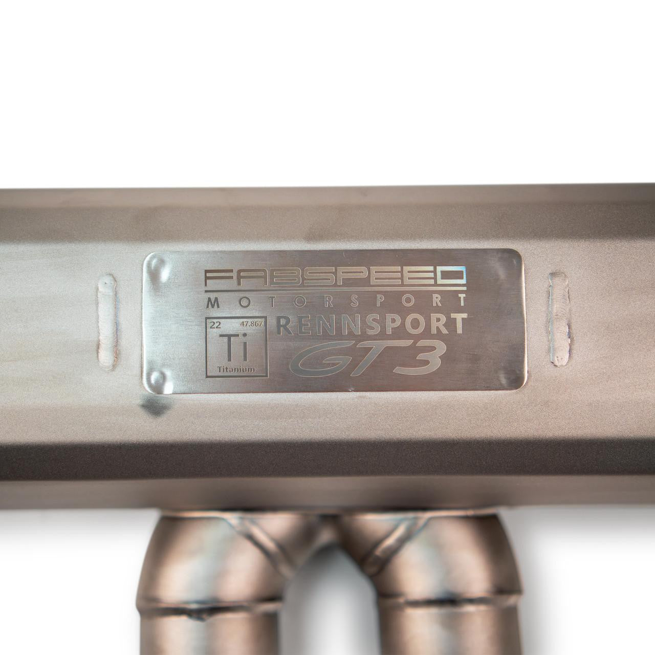 Fabspeed Porsche GT3 / GT3 RS Titanium Rennsport Muffler (2006-2019)