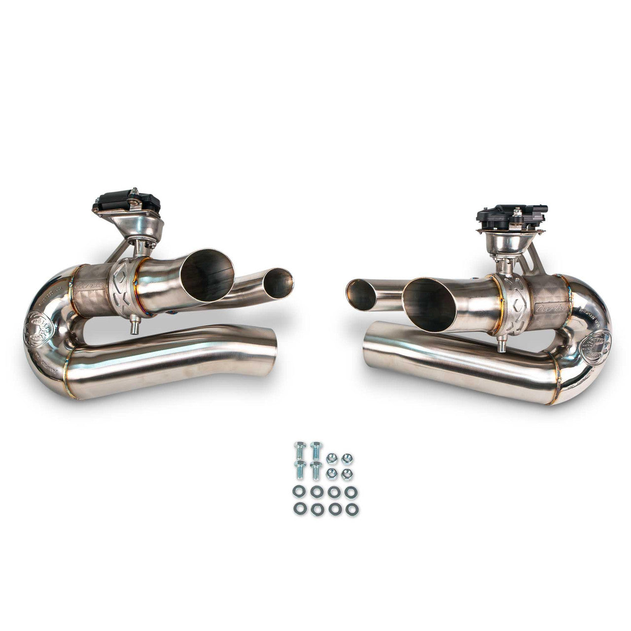 Fabspeed Porsche 992.2 Turbo S Valved Side Muffler Bypasses