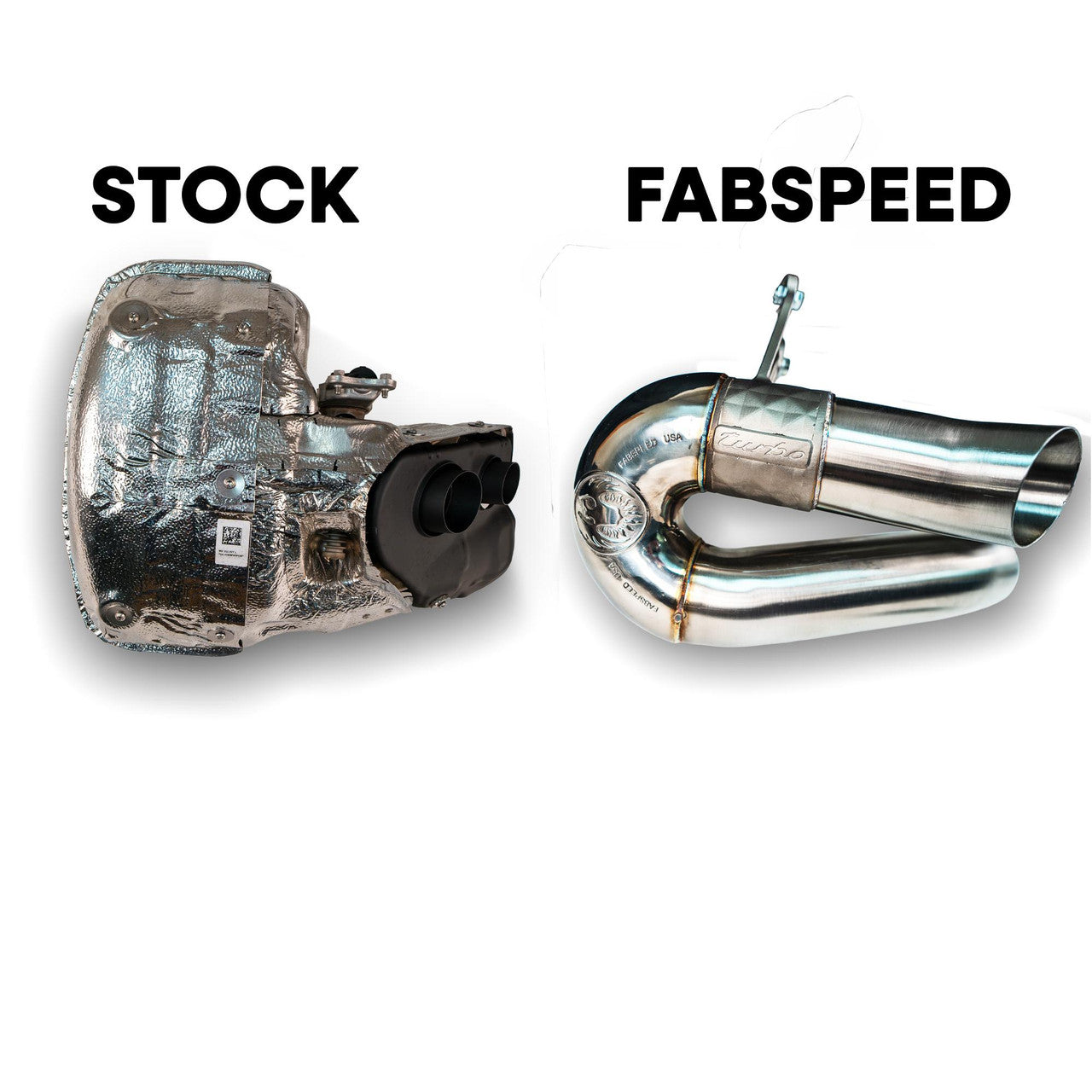 Fabspeed Porsche 992.2 Turbo S Side Muffler Bypasses