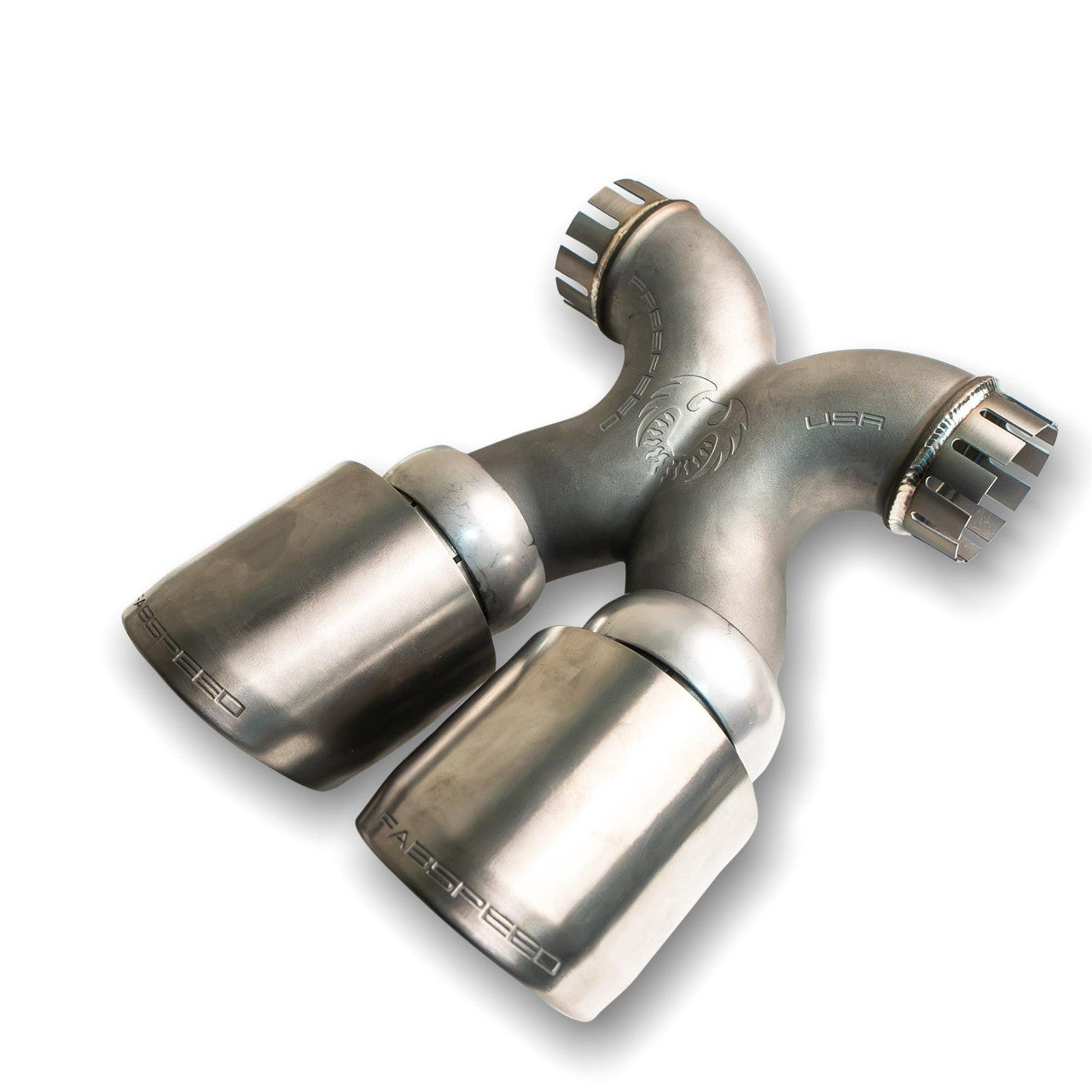 Fabspeed Porsche 981 Boxster/Cayman Maxflo TRUE X-Pipe with Dual Tips (2013-2016)