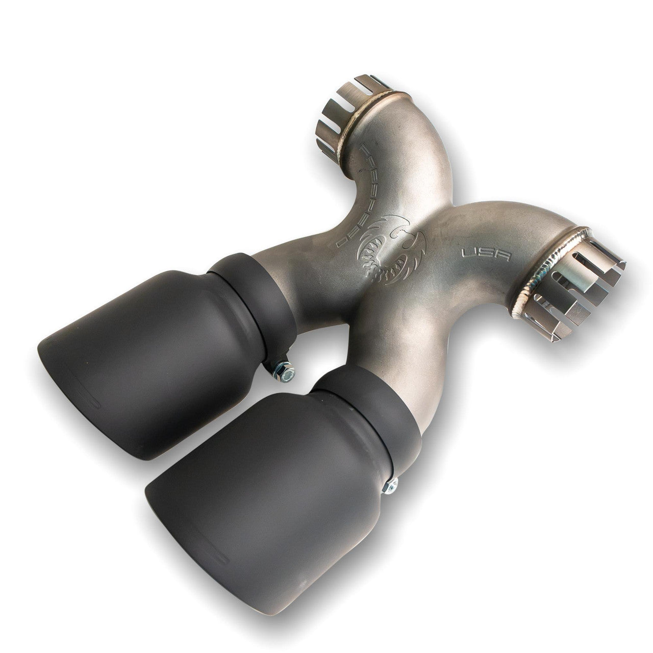 Fabspeed Porsche 987.2 Boxster / Cayman, Cayman R, Spyder Maxflo True X-Pipe with Dual Tips (2009-2012)