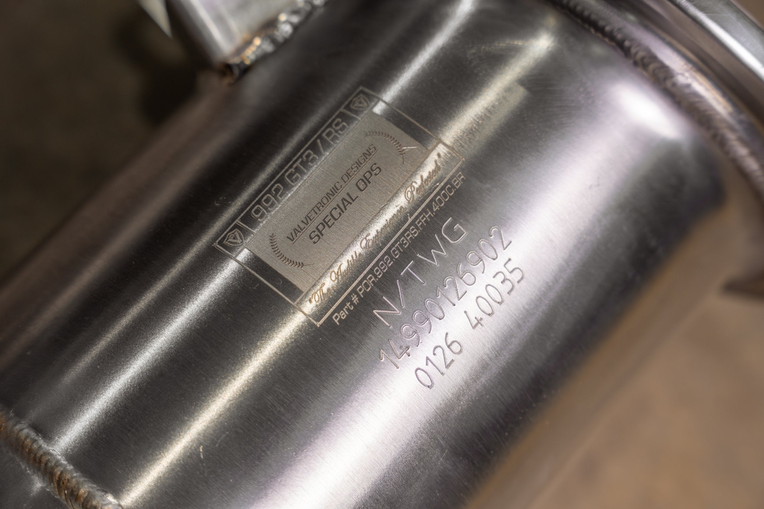 Valvetronic Exhaust - 400 Cell Catted Down Pipes For Porsche 992 GT3 / GT3 RS