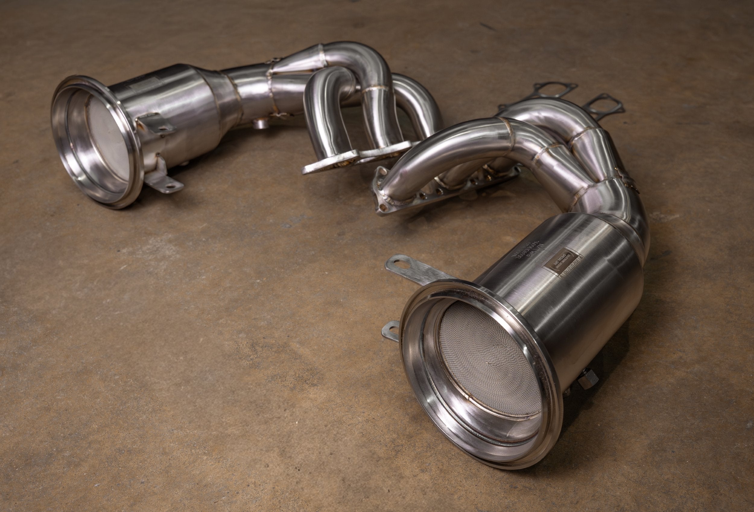 Valvetronic Exhaust - 400 Cell Catted Down Pipes For Porsche 992 GT3 / GT3 RS