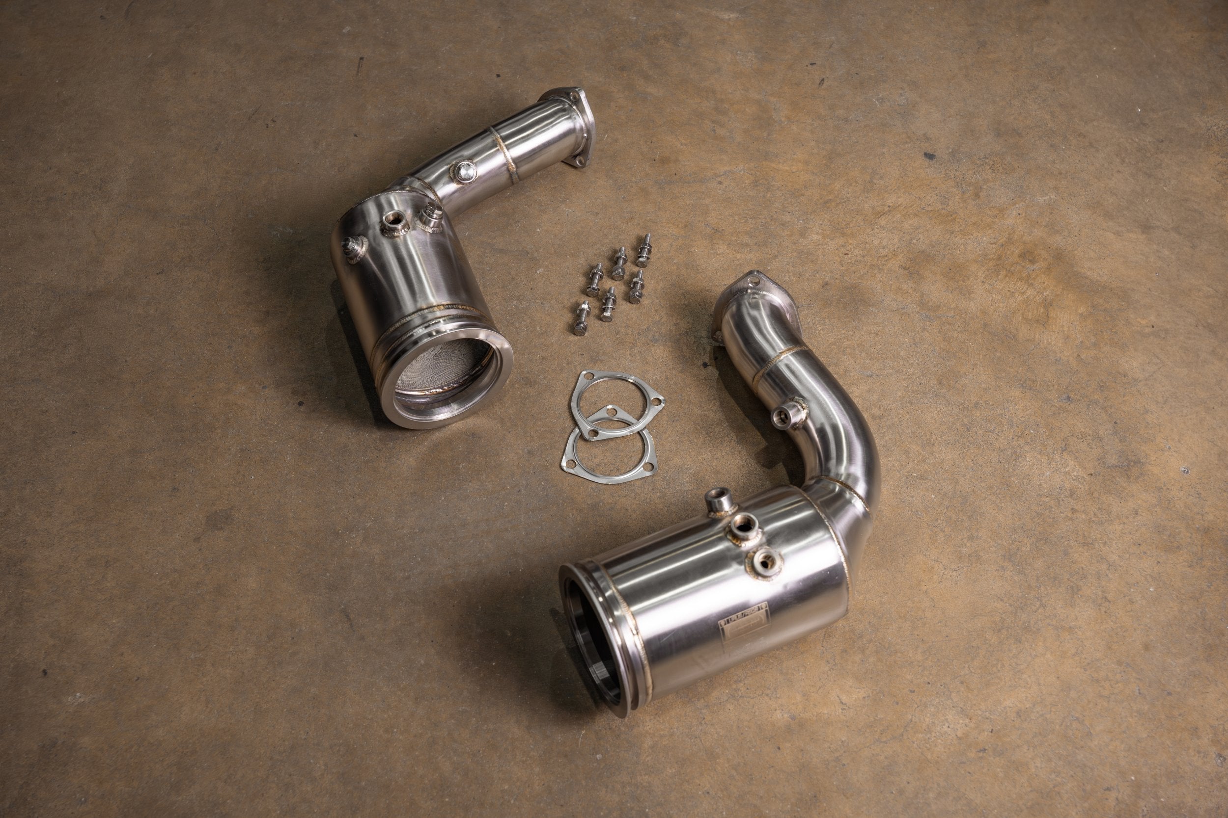 Valvetronic Exhaust - Porsche Cayenne Turbo S/GT/GTS 400 Cell Catted Downpipes