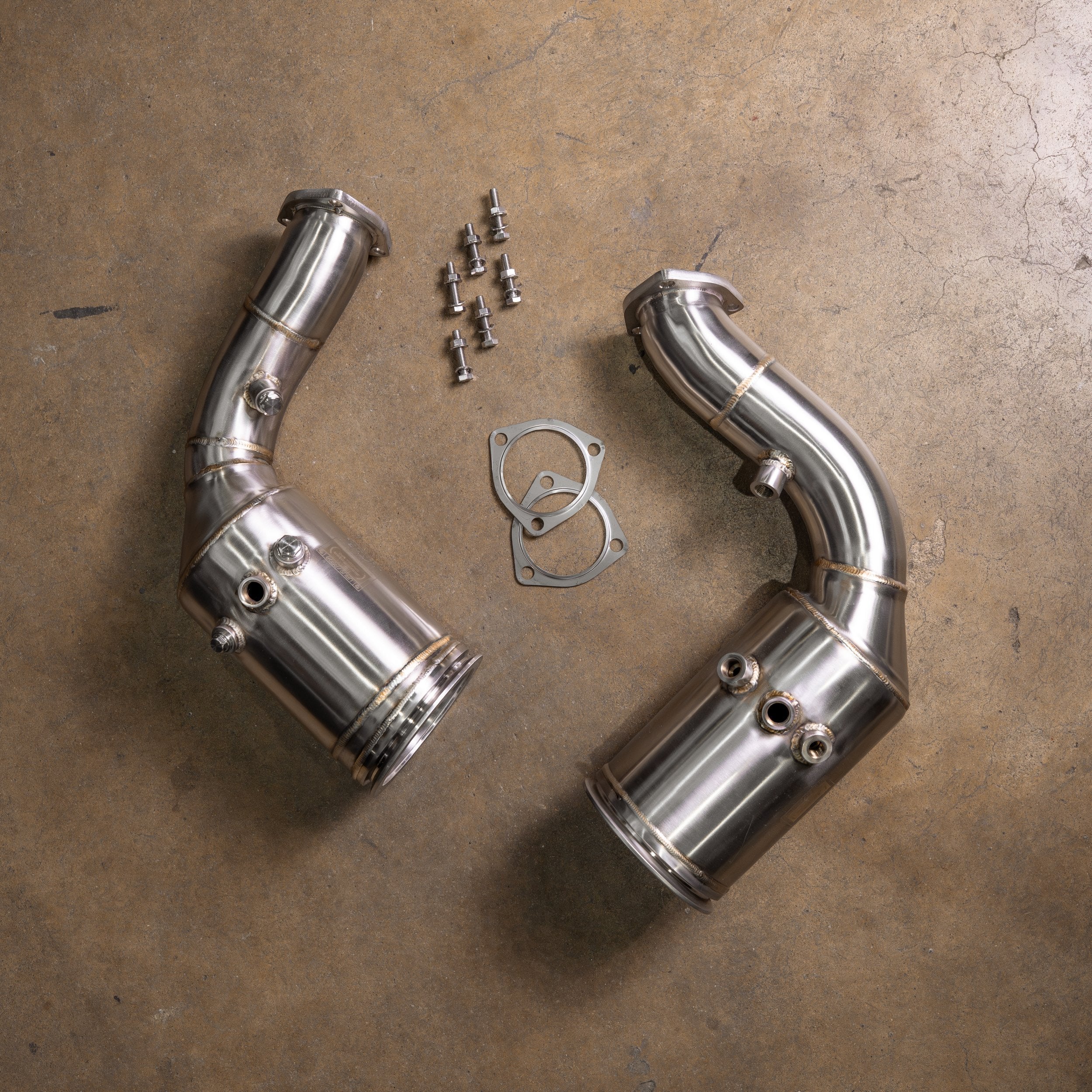 Valvetronic Exhaust - Porsche Cayenne Turbo S/GT/GTS 400 Cell Catted Downpipes