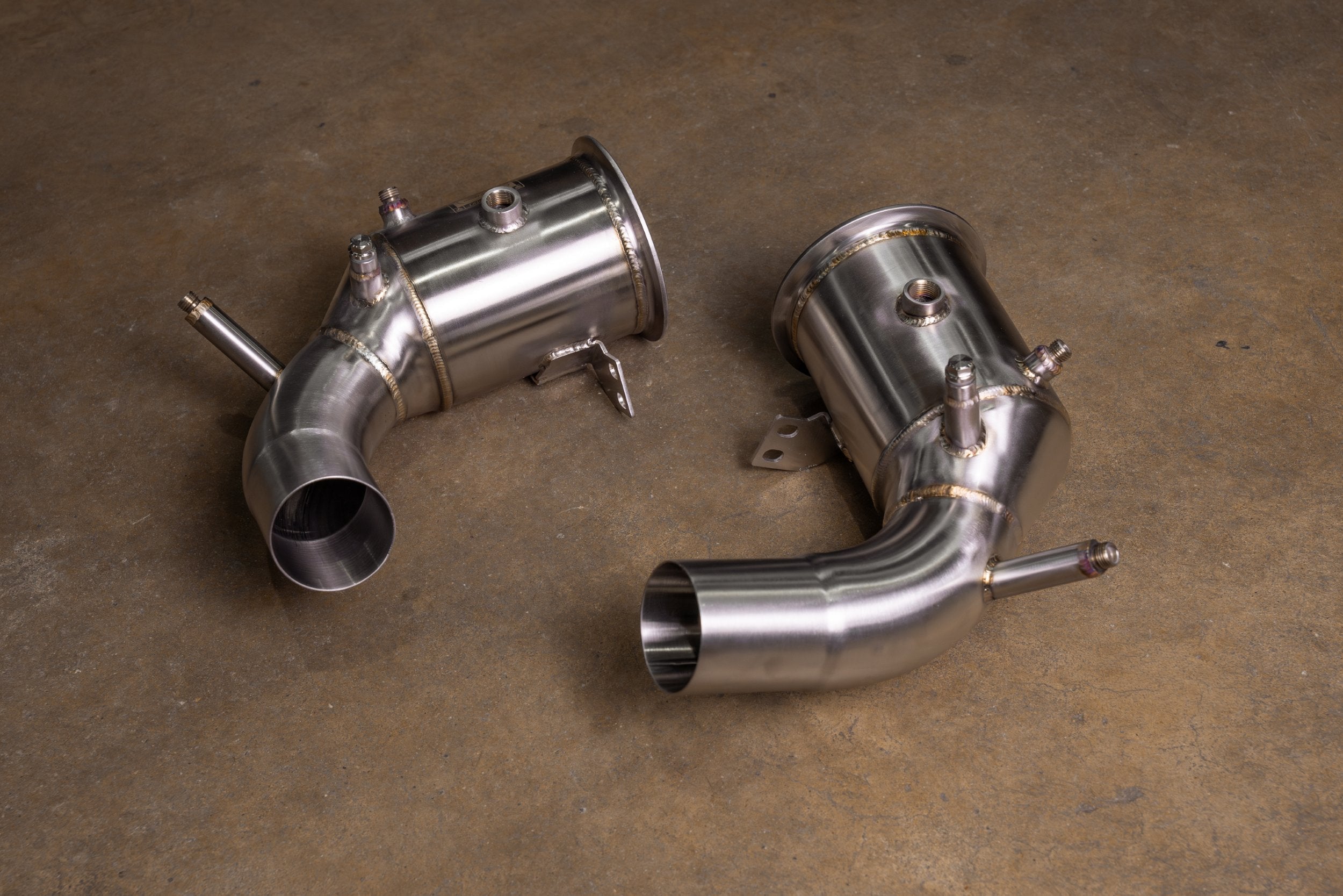 Valvetronic Exhaust - 400 Cell Catted Down Pipes For Porsche 992 Turbo / Turbo S