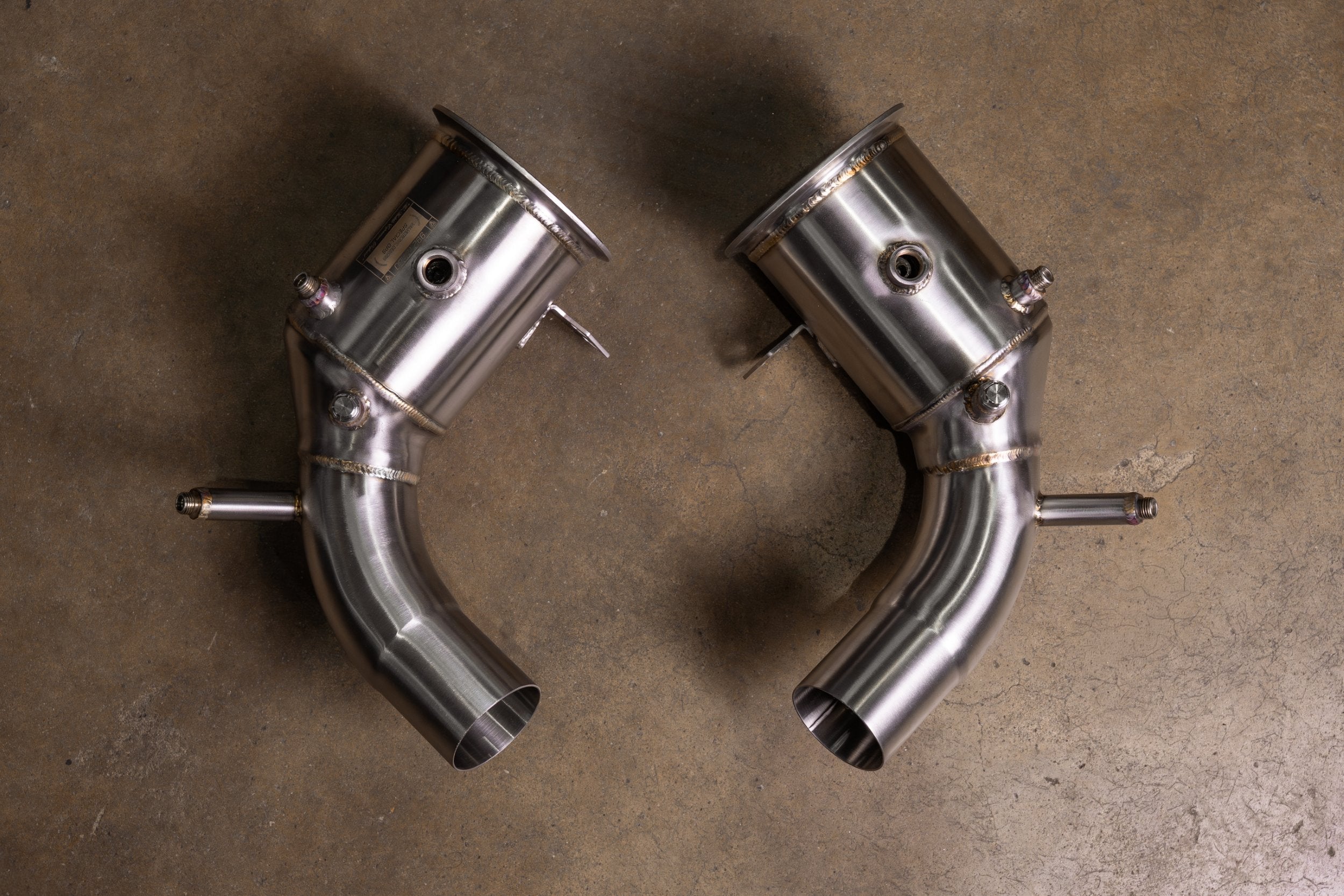 Valvetronic Exhaust - 400 Cell Catted Down Pipes For Porsche 992 Turbo / Turbo S