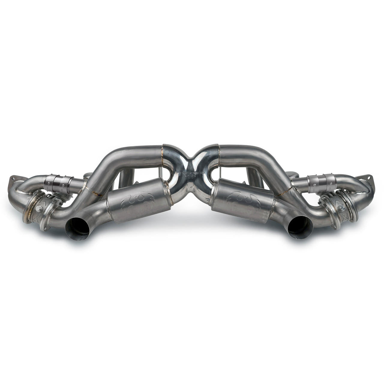 Fabspeed Porsche 718 GT4 RS Titanium Valved X-Pipe Cat-Back Exhaust System (2022+)