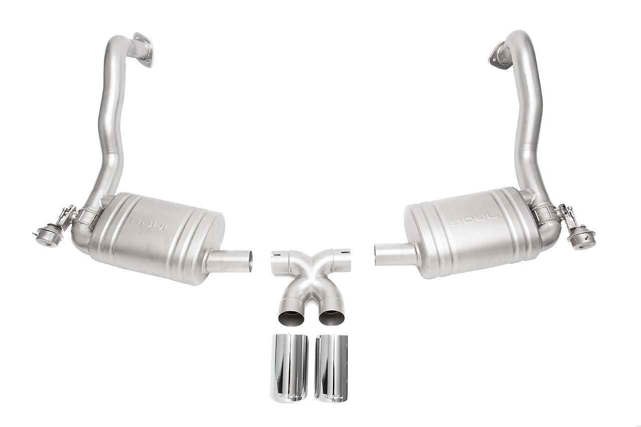 Soul Performance Porsche 981 GT4 / Boxster Spyder / Clubsport Valved Exhaust System