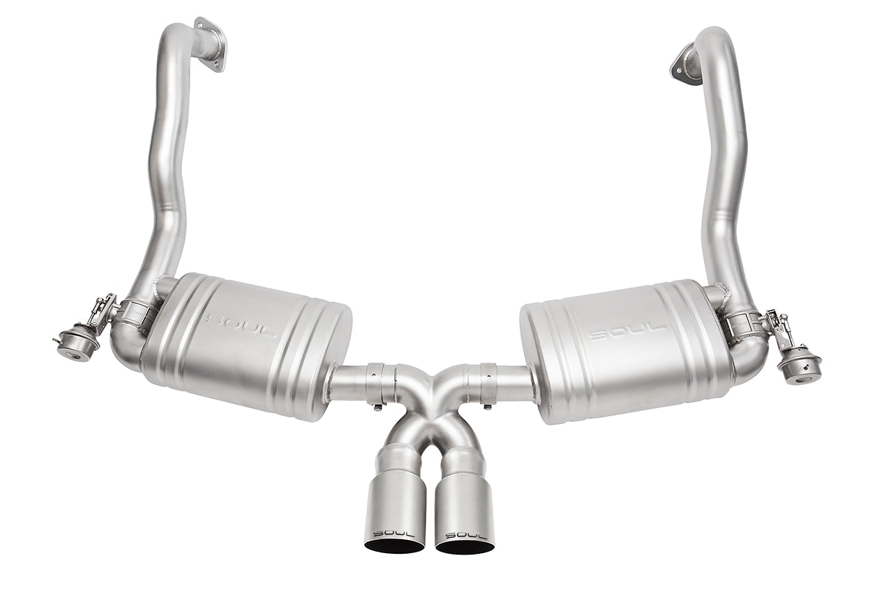 Soul Performance Porsche 981 GT4 / Boxster Spyder / Clubsport Valved Exhaust System