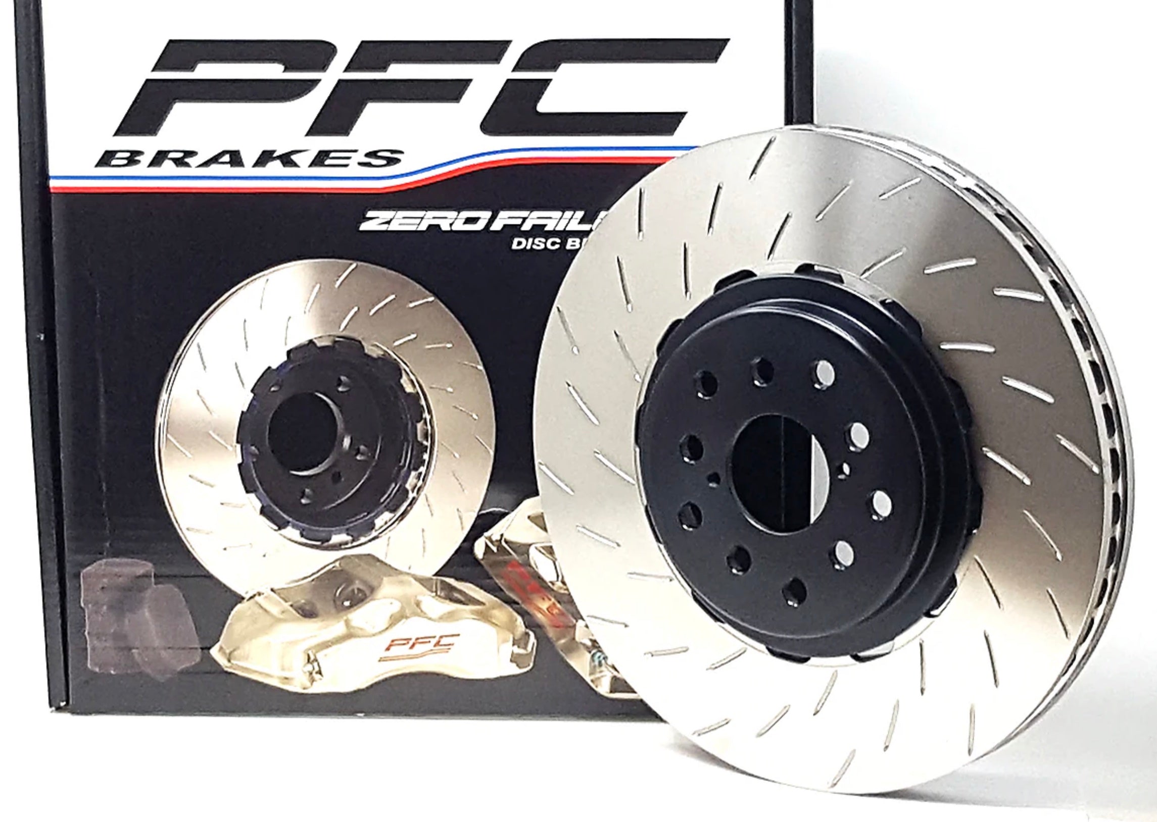 PFC Performance Friction 380mm 2pc Front Brake Rotors for Porsche  (OEM Iron)