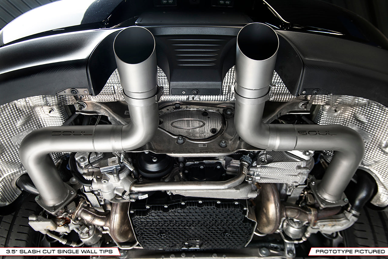 Soul Performance Porsche 991.2 Carrera (with PSE) Trackback Turbo Back Exhaust