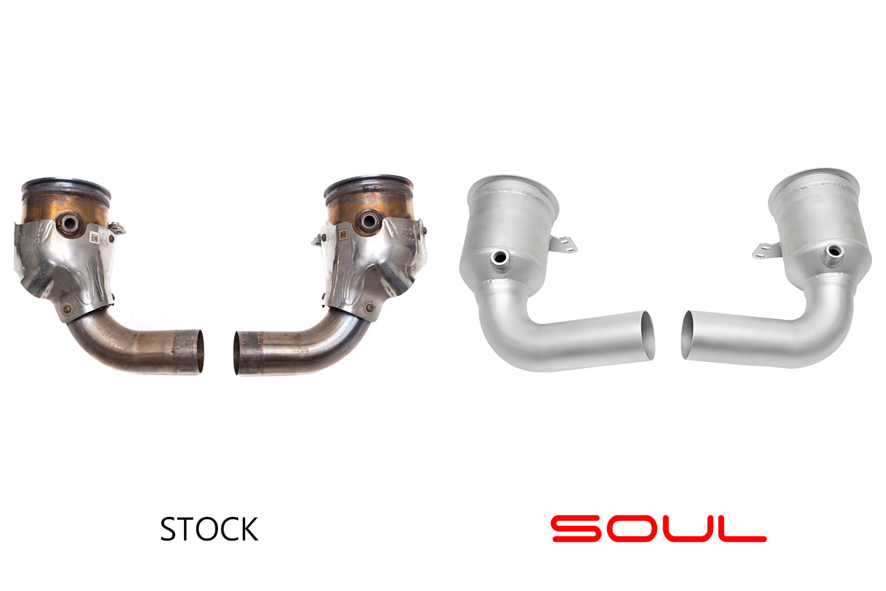 Soul Performance Porsche 992 Turbo Sport Catalytic Converters