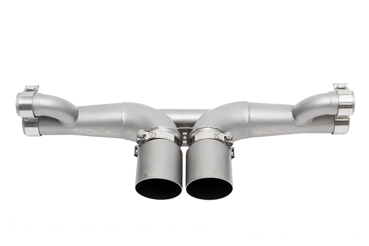 Soul Performance Porsche 991 GT3 / GT3 RS / 911R Center Muffler Bypass Exhaust