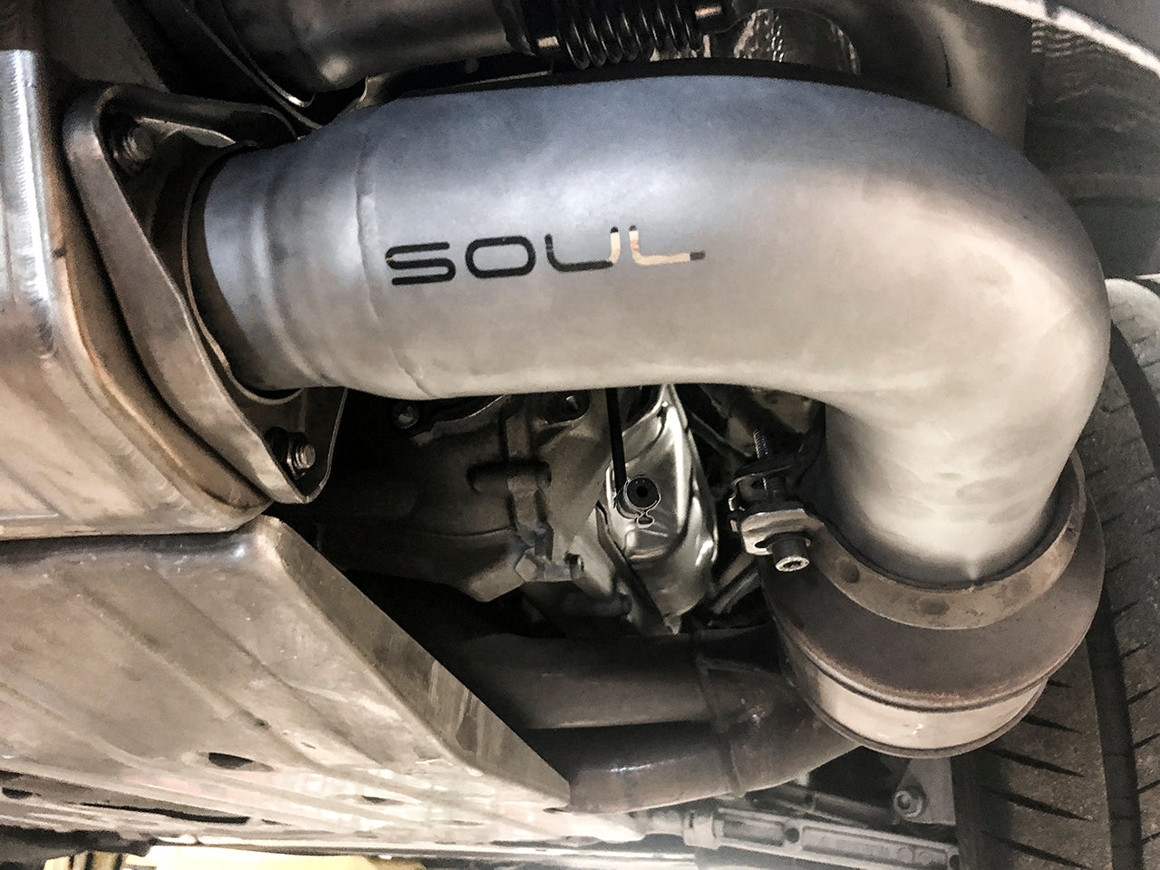 Soul Performance Porsche 997 GT3 Side Muffler Bypass Pipes