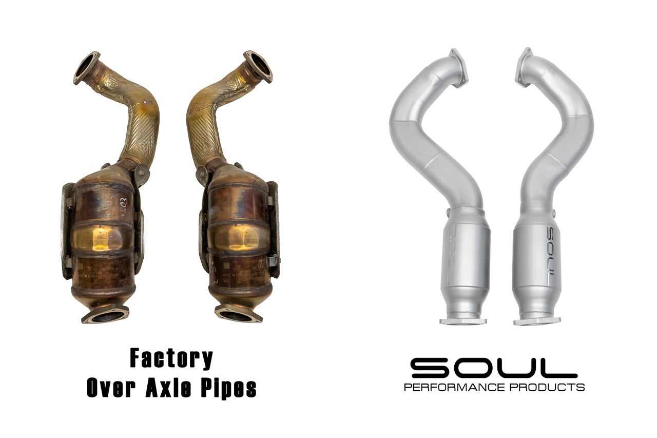 Soul Performance Porsche 718 GT4 RS / Spyder RS Resonated Over Axle Pipes