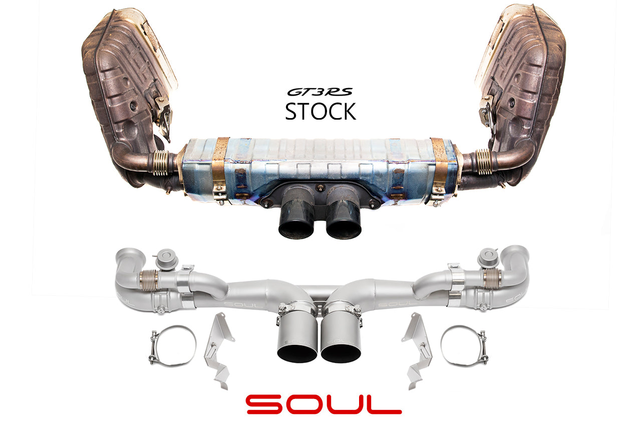 Soul Performance Porsche 991 GT3 / GT3 RS / 911R Modular Competition Exhaust Package