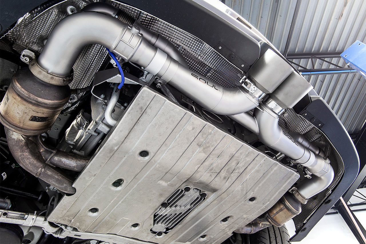 Soul Performance Porsche 991 GT3 / GT3 RS / 911R Center Muffler Bypass Exhaust