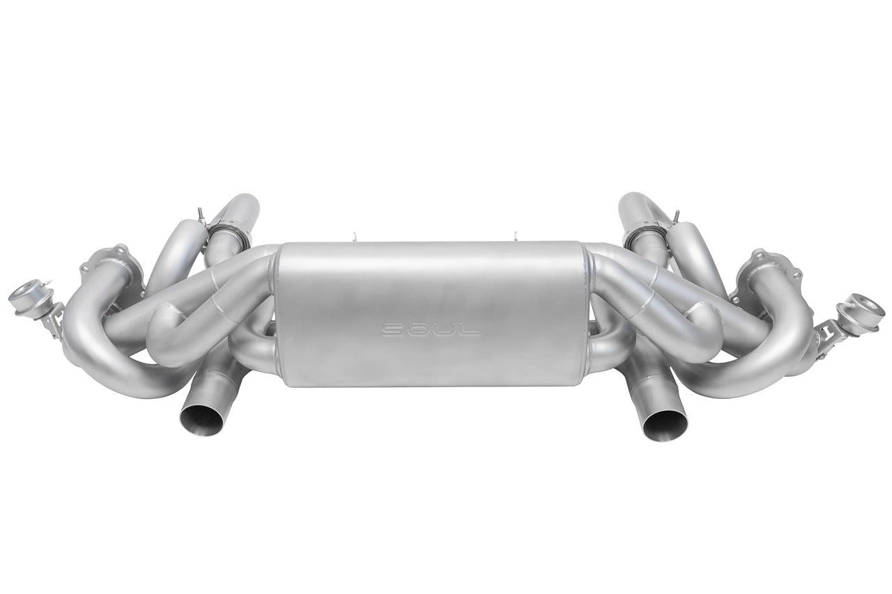 Soul Performance Porsche 718 GT4 / Spyder / GTS 4.0L Valved Exhaust System