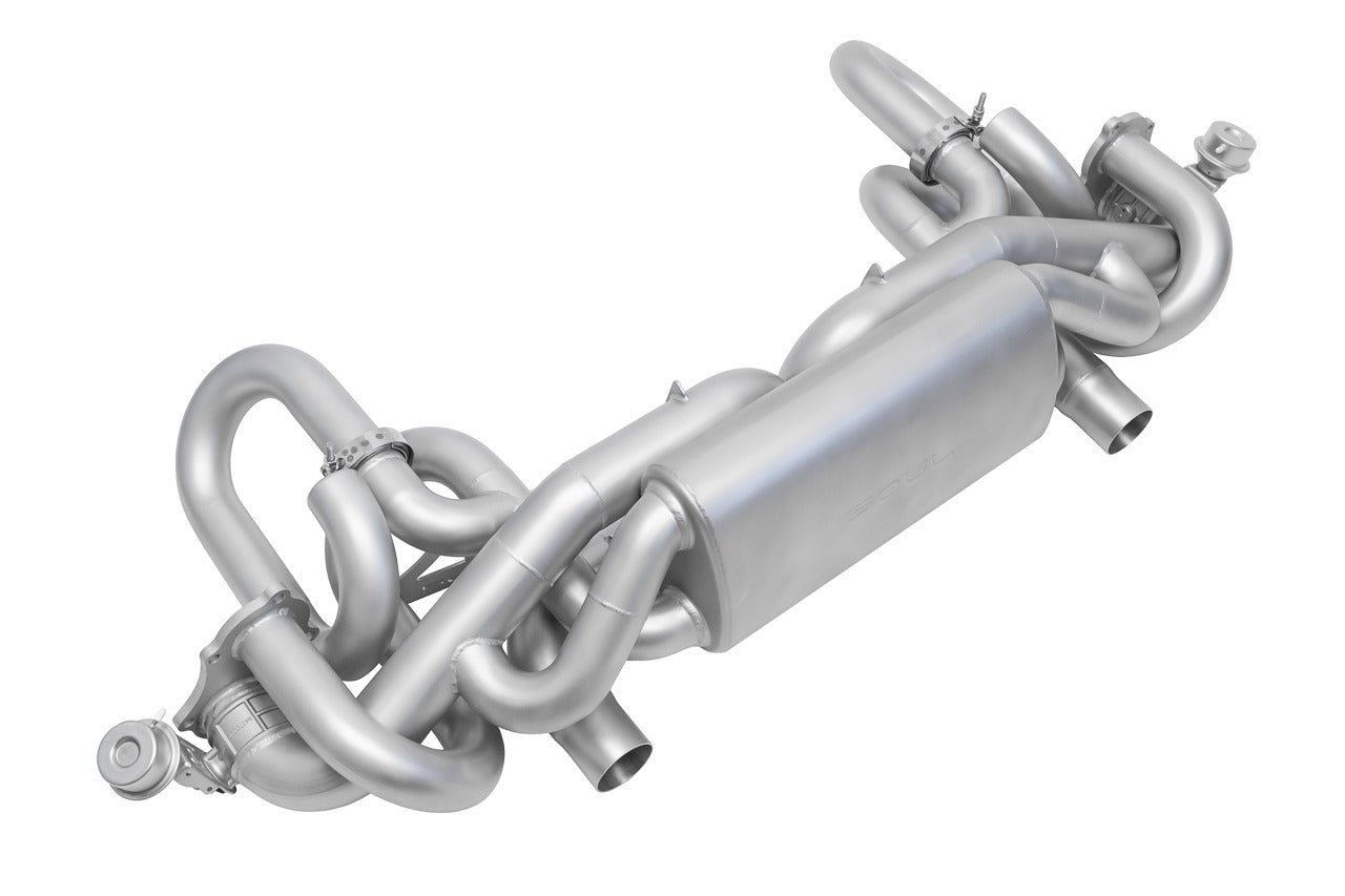 Soul Performance Porsche 718 GT4 / Spyder / GTS 4.0L Valved Exhaust System