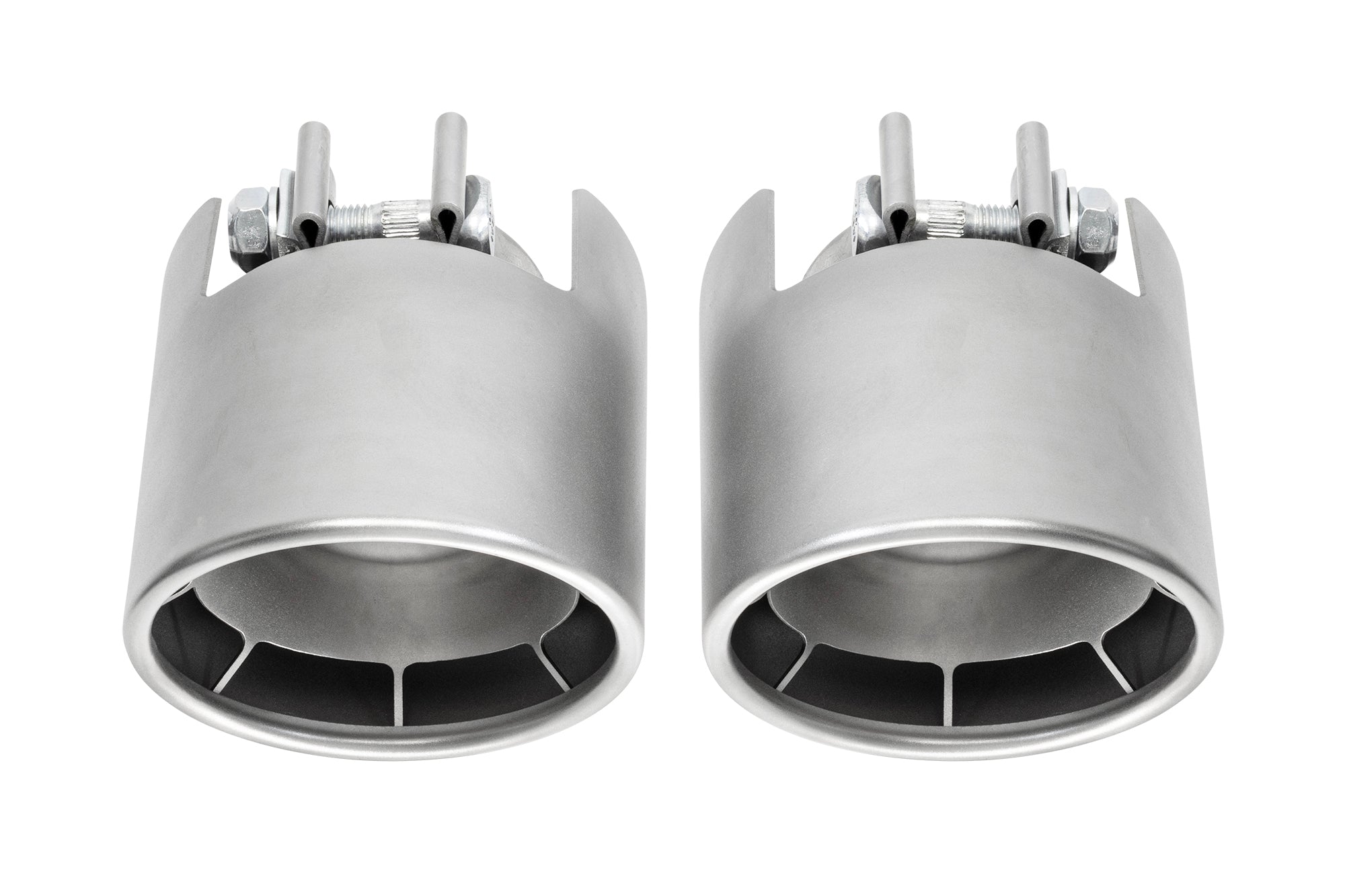 Soul Performance Porsche 718 GT4 / Spyder / GTS 4.0L Weissach-Style Bolt-On Exhaust Tips